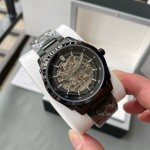 IWC- Simple three-hand skeleton men's boutique watch Automatic Japan Citizen 82S0 skeleton movement