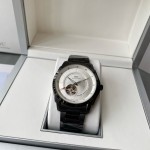 IWC- Simple three-hand skeleton men's boutique watch Automatic Japan Citizen 82S0 skeleton movement