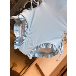 miumiu缪缪公主风连体泳衣