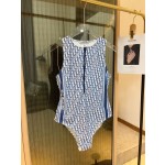 Dior old flower one piece swimming costume