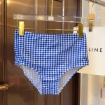 迪奥高弹力休闲套装泳衣 塑腰小背心