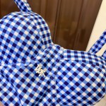 迪奥高弹力休闲套装泳衣 塑腰小背心