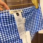 迪奥高弹力休闲套装泳衣 塑腰小背心