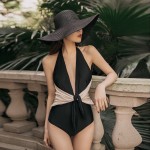 Dior New one-piece swimming costume with hanging neck