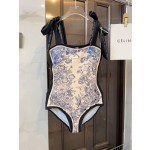 迪奥 款连体泳衣