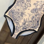 迪奥 款连体泳衣