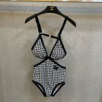 Dior New Sexy One-Piece Swimsuit in Chiaroscuro