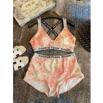 迪奥 分体式比基尼泳衣