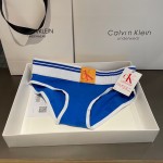 Ck Underwear Women Steelless Triangle Cup with Bra Pads Sexy Sports Bra Low Waist Ck Briefs Swimwear