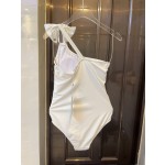 Chanel New one-piece swimming costume with one shoulder