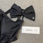 Chanel New one-piece swimming costume with one shoulder