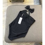 Chanel New one-piece swimming costume with one shoulder