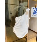 Chanel New one-piece swimming costume with one shoulder