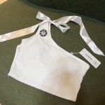 Chanel New one-piece swimming costume with one shoulder