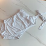 Chanel New one-piece swimming costume with one shoulder