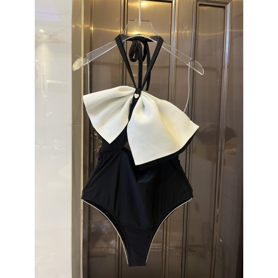 miumiu  one-piece bow bikini swimming costume