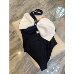 miumiu  one-piece bow bikini swimming costume