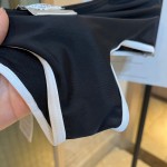 Chanel New Bikini Midi Set Petit Chanel Logo Print Camisole + Triangle Bottoms Separate Swimsuit