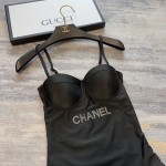 CHANEL One-piece swimming costume
