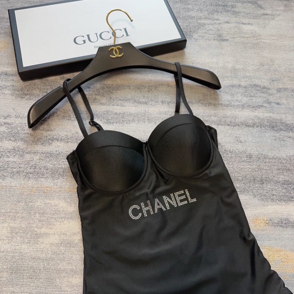 CHANEL One-piece swimming costume