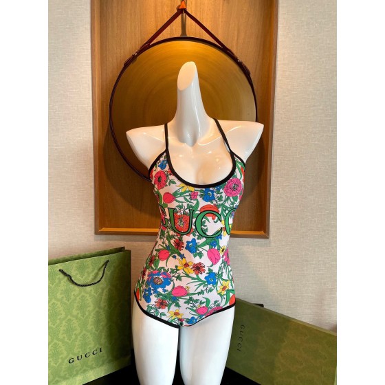 Gucci's new floral one-piece swimsuit