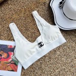 Chanel new split swimsuit