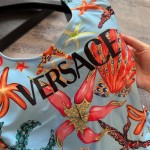 Versac*New Starfish Shell Print Open Back U-Neck One-Piece Swimsuit