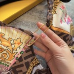 fend* x versac* joint f letter chain print strap one-piece swimsuit