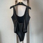 Chanel new black one-piece swimsuit