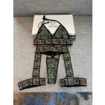 Versace two piece swimsuit