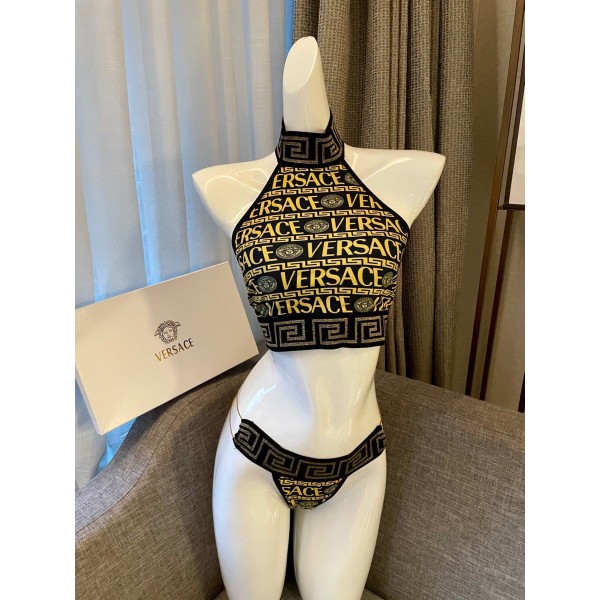 Versace two piece swimsuit
