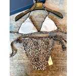 Dior leopard bikini swimsuit