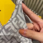 Fendi long-sleeved one-piece sun protection swimming costume