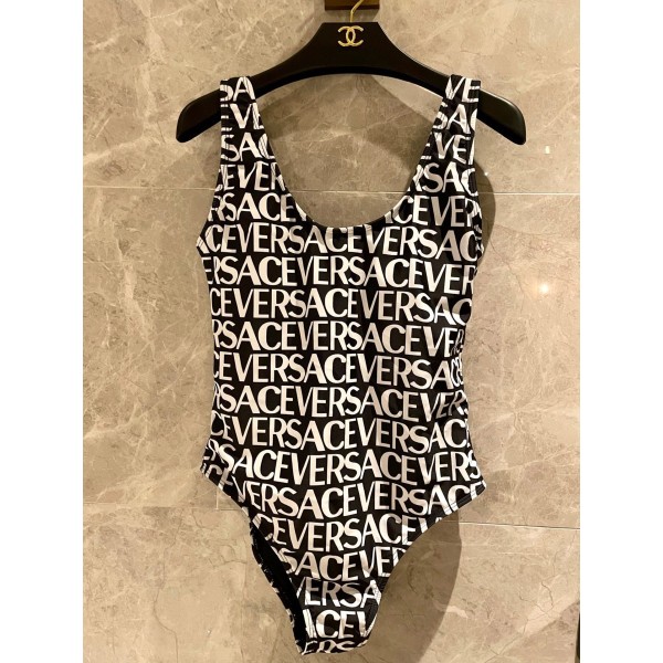 Versace New monogrammed one-piece swimming costume