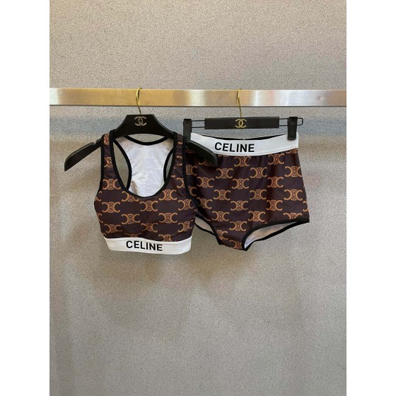 Celine New Old Floral Separate Swimsuit