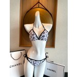 Chanel New Printed Bikini Swimsuit