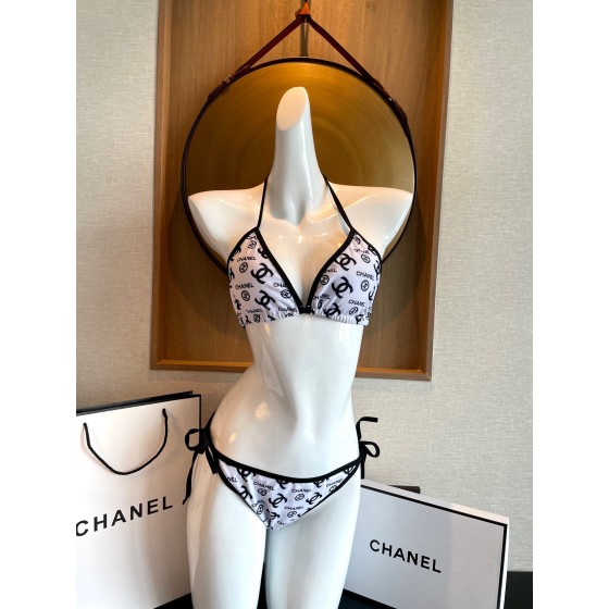 Chanel New Printed Bikini Swimsuit
