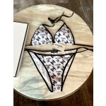 Chanel New Printed Bikini Swimsuit