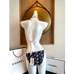 Chanel New Printed Bikini Swimsuit