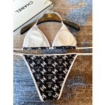 Chanel New Printed Bikini Swimsuit