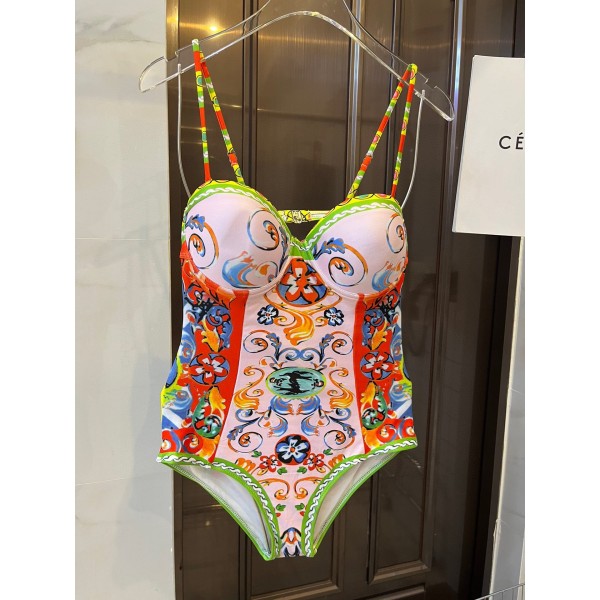 CHANEL One-piece swimming costume bikini