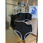 CHANEL One-piece swimming costume bikini