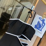 CHANEL One-piece swimming costume bikini