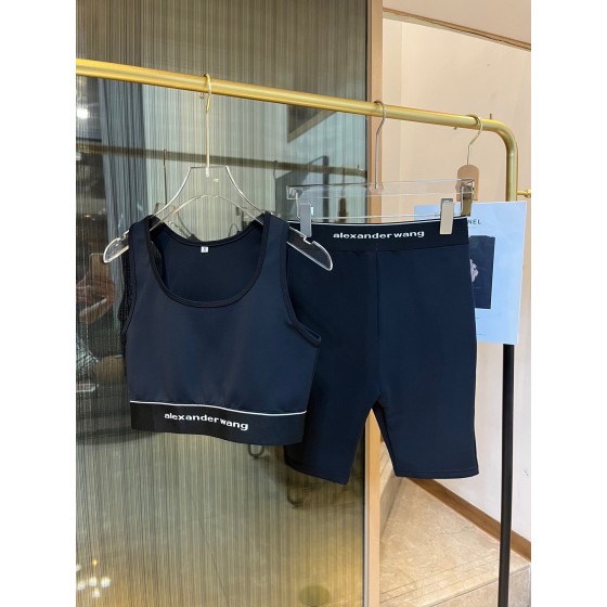 Alexander Wang High Stretch Fitness Yoga Wear Sports Suit