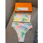 Louis Vuitton New Two-Piece Swimsuit Three-Piece Set