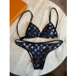 Louis Vuitton laser font ➕ chain ⛓️ swimsuit