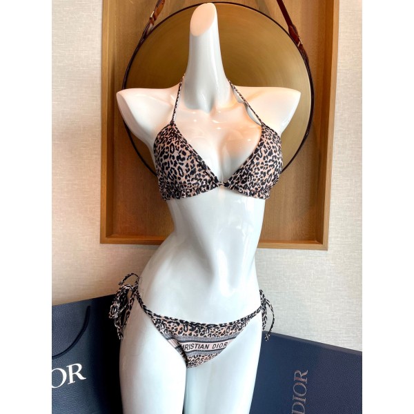 Dior leopard bikini
