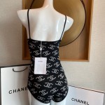 Chanel new imported knitted swimsuit