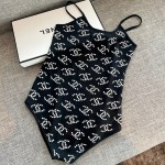 Chanel new imported knitted swimsuit