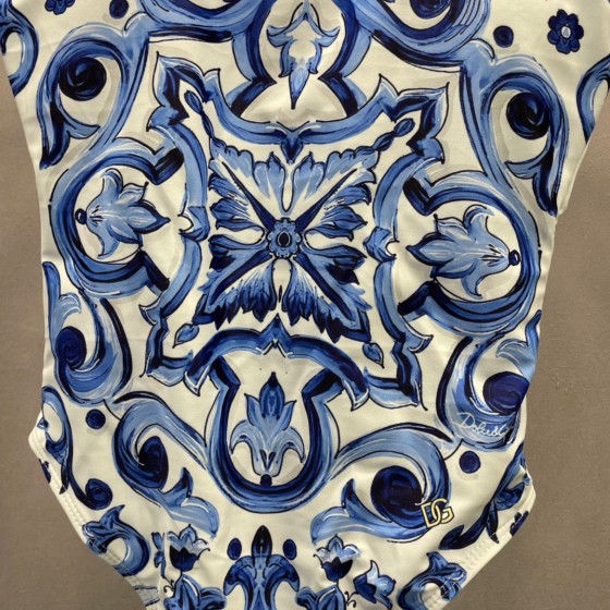 DG new print one-piece swimsuit